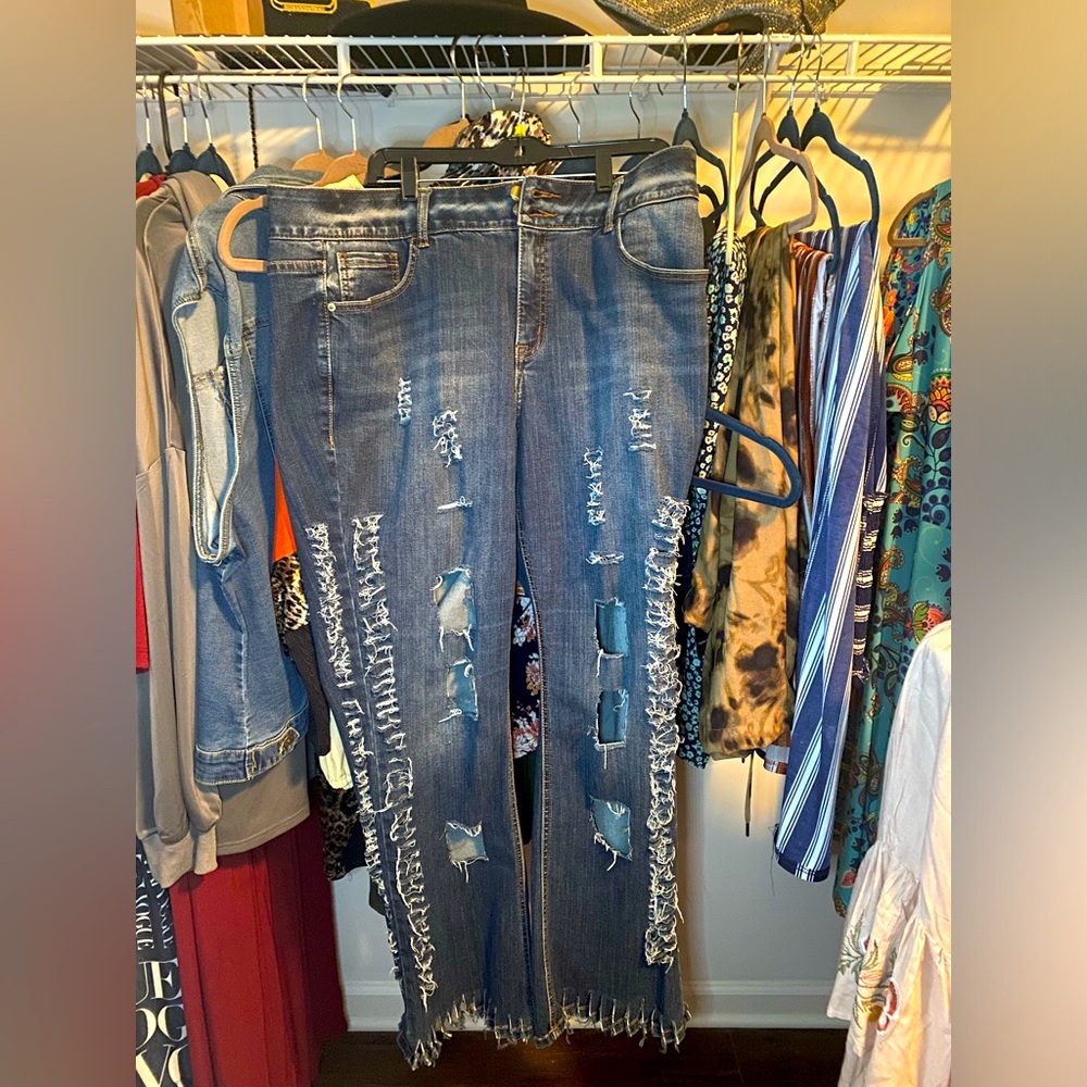 Distressed Jeans by Lane Bryant